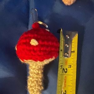 3” mushroom 🍄 keychain